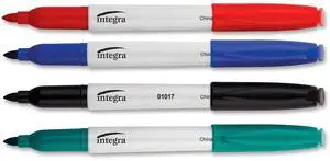 Integra Dry Erase Marker Bullet Tip 4/Set Multi-Color 01019