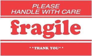 Decker Tape Products Decker Tape Fragile/Please Handle with DL1271B