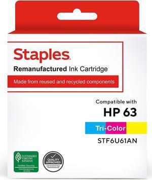 TRU RED  Tri-Color Standard Yield Ink Cartridge Replacement for HP 63