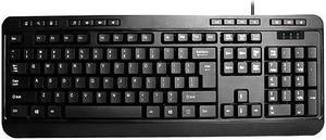 Adesso Multimedia Desktop Wired Keyboard Black (3634763) AKB132UB