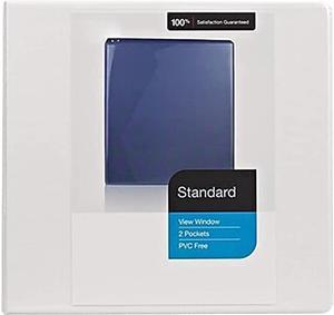 MyOfficeInnovations Standard 5-Inch D 3-Ring View Binder White (26360-CC) 976179