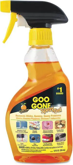Goo Gone Spray Gel Cleaner Citrus Scent 12 oz Spray Bottle 2096EA