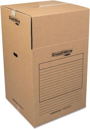 Bankers Box SmoothMove Wardrobe Boxes 24l x 24w x 40h Kraft/Blue 3/Carton