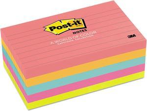 Original Pads in Cape Town Colors 3 x 5 Lined 100-Sheet 5/Pack