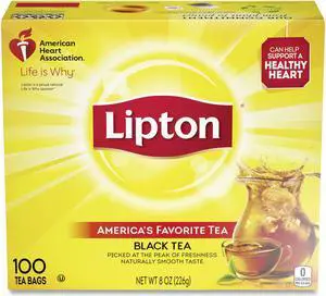 Lipton Tea Bags Regular 100/Box 291 Lipton Tea Bags Regular 100/Box 291