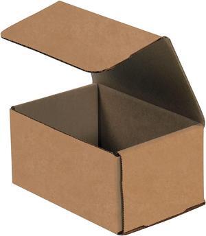Box Partners Corrugated Mailers 6" x 5" x 3" Kraft 50/Bundle M653K