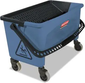 Rubbermaid Commercial Microfiber Finish Bucket 27 gal Blue Q930