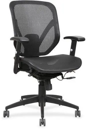 Mid Back Chair, 27"x25-5/8"x42-1/2", Black