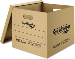 Bankers Box SmoothMove Classic Moving Boxes 8-SM: 15l x 12w x 10h 4-MED: 18l x