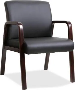 Wood Guest Chair 24"x25-5/8"x33-1/4" Black/Espresso