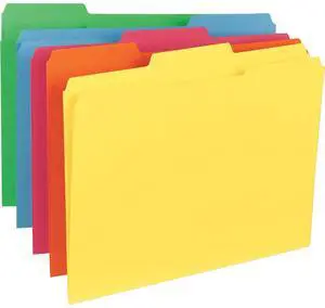Sparco File Folder Ltr 11PT 1/3" Exp 100/BX AST SP21274