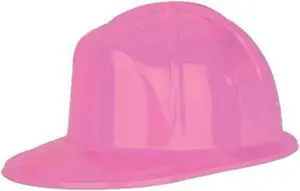 Pink Plastic Construction Helmet