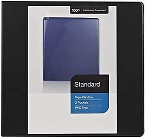 MyOfficeInnovations Standard 5" 3-Ring View Binder Black (26359-CC) 976180