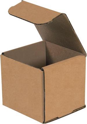 Box Partners Partners Brand Corrugated Mailers 4" x 4" x 4" Kraft 50/Bundle (M444K)