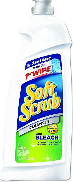 Soft Scrub Commercial Disinfectant Cleanser w/Bleach 36oz Bottle 6/CT 15519CT