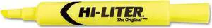Avery HI-LITER Desk-Style Highlighter Chisel Tip Fluorescent Yellow Ink Dozen