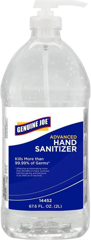 Genuine Joe Gel Hand Sanitizer Antibacterial 67.6oz. Fresh Citrus 14452