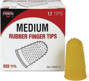 cosco Rubber Finger Pads, Medium (098173)