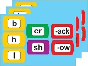 Ashley Productions Die-Cut Magnetic Foam Word Chunking 100 Pieces Per Pack 3