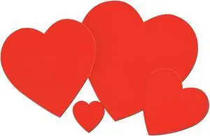 Printed Heart Cutout