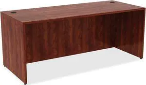 Lorell Lam Desk 72"x30"x29-1/2" Cherry 69534