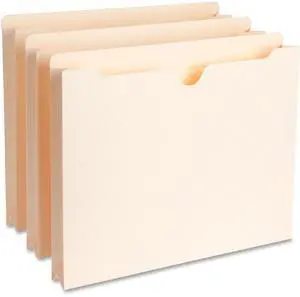 Business Source File Pockets Straight Tab 1-1/2" Exp. 300 Cap. Ltr 50/BX MLA 65798