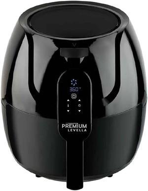 Premium LEVELLA 6-Cup Black Rice Cooker and Rice Steamer with Non