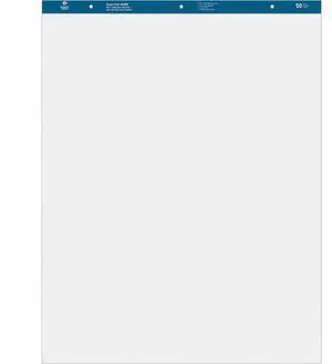 Standard Easel Pads Plain 27"x34" 50 Sheets 2/CT White