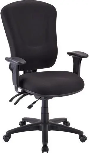 Lorell Managerial Task Chair 26-3/4"x26"x48-1/4"-51" Black 66153