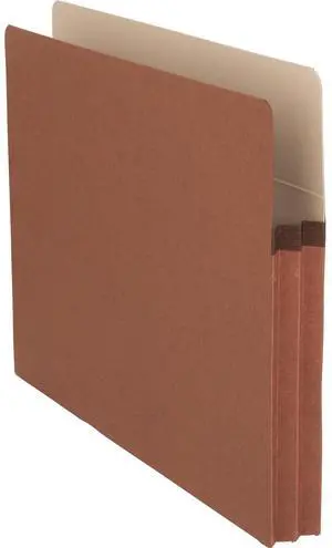 Business Source File Pocket 1-3/4" Exp. Letter 25/BX Redrope 65790
