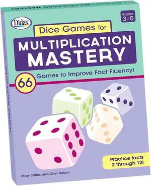 Didax Dice Games for Multiplication Mastery (DD-211885) Didax Dice Games for Multiplication Mastery (DD-211885)