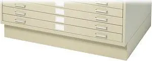 Safco Closed Flat File Base f/ 4994 40-3/8"x26-5/8"x6" Tropic Sand 4995TSR