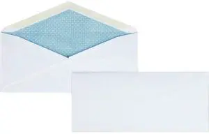 Business Source Security Regular Envelopes No. 10 4-1/8"x9-1/2" 500/BX WE 42206