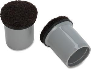 Lorell Replacement Chair Tip w/Felt 3/4 16/Bag Gray 49323