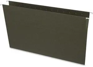 Business Source Hanging Folders w/o Tabs Legal 25/BX Green 26529