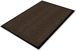 Genuine Joe Dual Rib Indoor Mat f/Hard Surface 3'x5' Chocolate 02400