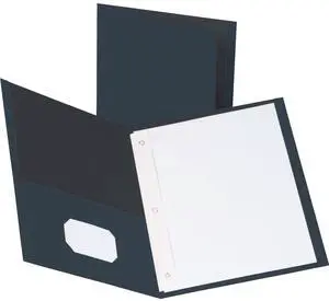 Business Source 2-Pocket Folders 100 Sh Cap Ltr 9-1/2"x11" 25/BX DBE 78508