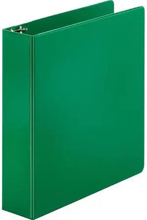 Business Source Round Ring Binder 2" Capacity 11"x8-1/2" Green 28558