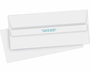 Business Source Self-Seal Envelopes Reg Plain 4-1/8"x9-1/2" 500/BX WE 04644