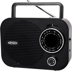 Jensen Radios MR-550-BK Portable AM/FM Radio Black