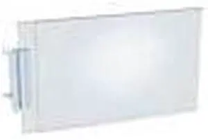 Azar Double-Sided Sign Holder with Pegboard Grippers 5.5" H x 8.5" W Acrylic 10 per pack (103327)