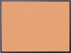 U Brands Cork Bulletin Board 47 x 35 Inches Black Aluminum Frame 050U00-01