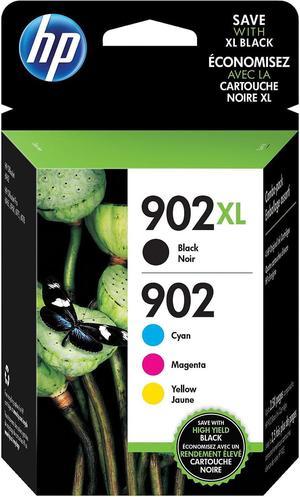 HP 902XL Black High-Yield & 902 Cyan Magenta Yellow Ink Cartridges 2145184