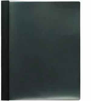 Business Source Report Covers Clear Front 1/2" Cap 8-1/2"x11" 25/BX BK 78512