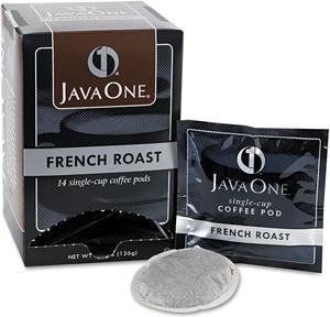 Java One Single Cup French Roast Ground Coffee Regular .3 oz. 14 Pods JTC30806