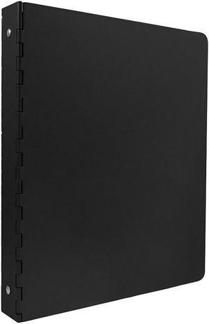 JAM Paper Aluminum 1 Inch Binder Black Aluminum 3 Ring Binder 301933590