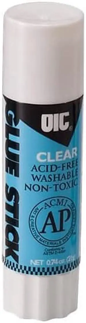 Officemate Permanent Glue Stick 0.74 Oz. (50002)
