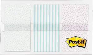 3M Post-it Flags 30 Flags/PD 0.94" 60 FlagsPK AST Pastels 682GRDNT