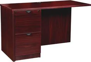 Lorell Left Return F/F 48"Wx24"Dx29"H Mahogany PR2448LMY Lorell Left Return F/F 48"Wx24"Dx29"H Mahogany PR2448LMY