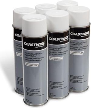 Brighton Stainless Steel Cleaner and Maintainer 16 oz. 6 Cans/Pac BPR50877-ACT